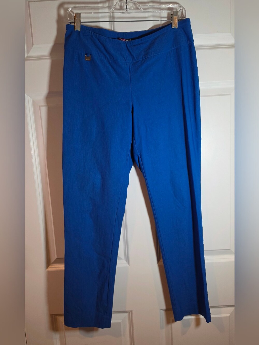 Peck & Peck Royal Blue Stretchy Pull On Pants Size 10